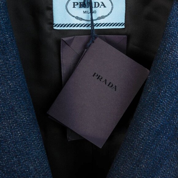Prada AW/20 Denim Fringe Blazer - Picture 12 of 16